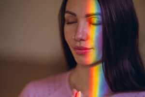 Mujer meditando